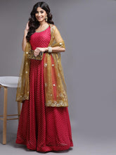 Rani georgette anarkali  – House of Surya